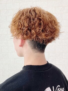アクトスタイリッシュヘアー 知立(Act stylish hair) メンズサボ風ブリーチツイストスパイラルパーマ