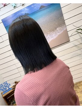 ラニハナクドウ(lanihana.kudo) +＊～ブリーチ無しカラー【シャドウブルー】～＊+