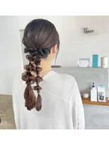 スリー(Three)&nbsp;【Three萩原/大分/miya】下ろしツインアレンジ◎