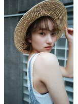 エヌイー(ne' by MAULOA)&nbsp;【ne’ by MAUOA 】麦わら帽子　×  ボブパーマ