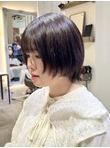 ショートウルフカットネオウルフカット顔まわりレイヤーカット