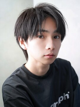 ゼロ 渋谷(XeRo) 爽やかツーブロックマッシュナチュラルコンマバング