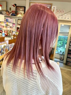 ヘア メイク ココ(hair make coco) 久しぶりのブリーチ★ホワイトピンク