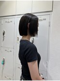 大人綺麗ボブ/藤沢/髪質改善縮毛矯正/ショート/脱白髪染め透明感