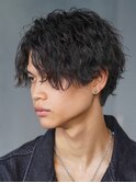 マッシュウルフカット波巻きパーマツイストスパイラルパーマ★