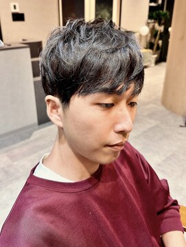 イェル(ELL.) 短髪ショートクセ毛風学生カットナチュラルヘア