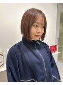 切りっぱなしボブ