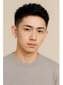 刈り上げ　ツーブロック　スパイキーショート　横浜　sk18