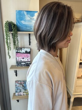 ヘアーデザイン シュシュ(hair design Chou Chou by Yone) 外国人風カラー/ハイライト/バレイヤージュ/イルミナカラー