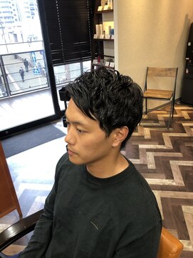 シュクセ 千早店(succes) アップバングパーマ