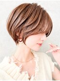 30代40代/ショート/ショートカット/顔周り/前髪/くびれヘア/立川