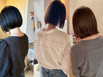 プティリュ(PetitLieu)の写真/【安城/NEW OPEN】女性専用プライベートサロン◇ボブ/ショートなどの似合わせスタイルはお任せください◎