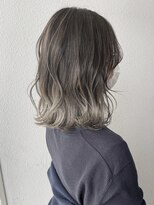 モナン 渋谷(Monan)&nbsp;ロブ　グレージュカラー　グラデーションカラー