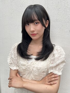 ロンドアベニール 北千住(Lond avenir) 暗めカラー/レイヤーカット/マロンベージュくすみベージュ北千住