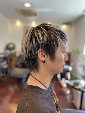 ヘアーサロンテン モトアザブ(hair salon Ten motoazabu) MEN’S HAIR/ブルーブラック/フェザーパーマ/麻布十番