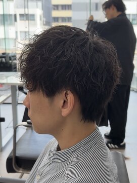 ゴート(GOATO) 波巻きツイストスパイラル マッシュ 鹿児島パーマ