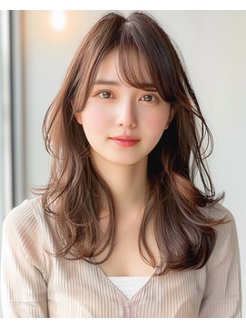 髪質改善レイヤーメディアム　ピンクベージュ【grow赤羽】