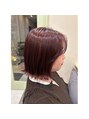 ポルト 元住吉店(Porte)&nbsp;外ハネボブ×チェリーバイオレットカラー