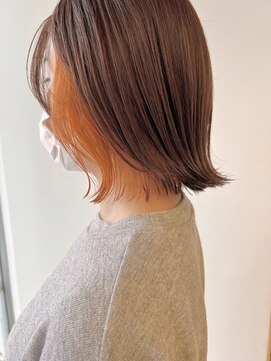 ファースト 長町店(first) インナーカラー/オレンジ