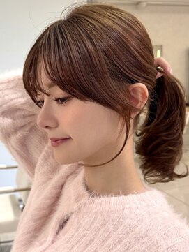 エジョン 三鷹店(Aejon) 三鷹レイヤーカット韓国ダブルカラー顔周り前髪カットボブ