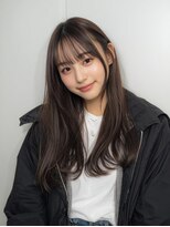 アシャ ヘアー ソリューション 神戸店(asha hair solution)&nbsp;イメチェン/ピンクベージュ/アンブレラカラー/前髪/摂津本山