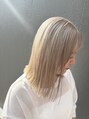 トゥーリ 長崎浜口店(tuuli) ラインがハッキリ出るタイトなミディアムスタイル