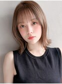 エアリーカールナチュラルカールシースルーバング結べるボブ