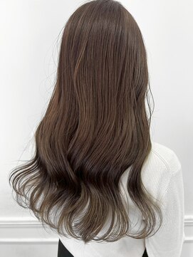 ヘアーアイスカルテット(HAIR ICI QUARTET) 艶感アッシュベージュ◎ブリーチなし暗髪くびれロング