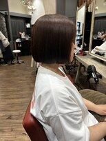 シュープ アニュー ラスパ太田川店(SHOOP anyu)&nbsp;パツっとボブ