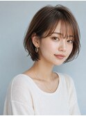 レイヤーボブ髪型20代30代40代50代前髪あり前髪なし面長丸顔亀有
