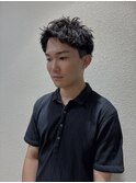 “短髪パーマ”