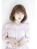 20代30代40代50代/前髪/マチルダボブ/インナーグレージュ/銀座