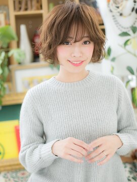 カバーヘア ブリス 川口(COVER HAIR bliss) *bliss川口*大人かわいい♪Aラインゆるふわ小顔ボブb!