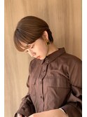 大人くびれマッシュショート_マニッシュショートフレンチボブ