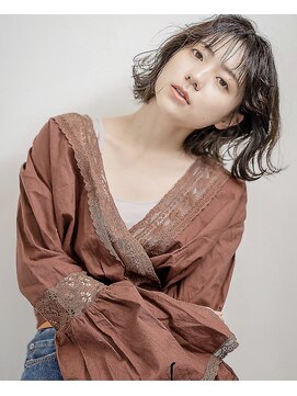 ガーランドウメダ(Garland umeda) ボブ×インナーカラーグレー