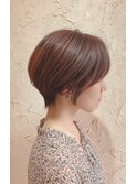 大人かわいいショートボブスタイル
