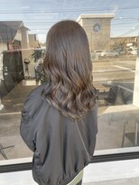 ナンバー(number+)&nbsp;20代30代40代髪質改善カラーアッシュベージュ艶感ストレート