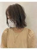 ふんわりナチュラルボブ