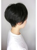 ☆ 暗髪ハンサムショートスタイル ☆