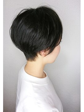 ☆ 暗髪ハンサムショートスタイル ☆