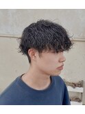 波巻きパーマ