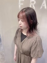 フレーム なんば店(FRAME)&nbsp;■フェイスフレーミング×ベビーピンク