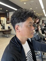 リリ(Liri material care salon by JAPAN)&nbsp;メンズパーマデザイン