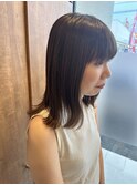 ストレートパーマで艶髪に