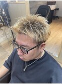 【ETSU】スパイキーショート/ツーブロック