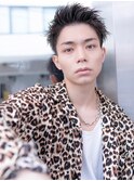 メンズスパイキーショート短髪刈り上げモテ髪