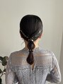 ジーナ(ZINA)&nbsp;タイトローポニー♪スッキリ見えて上品に！