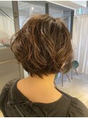 ショートボブ 原明日香