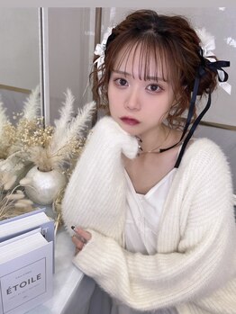 アリエス 八重洲店(Aries)の写真/再来ヘアセット¥2,400～/崩れにくいヘアセット定評◎結婚式・パーティーにヘアセット&ヘアメイクをご提案！