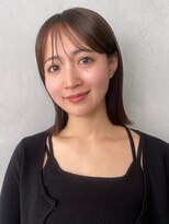 ノイ(noi) 顔周りレイヤーカットくびれヘアミルクティーベージュカラー